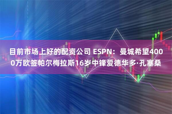 目前市场上好的配资公司 ESPN:曼城希望4000万欧签帕尔梅拉斯16岁中锋爱德华多·孔塞桑